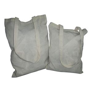 Sac d'épicerie en coton de taille assortie à long manche en coton mince et écologique à prix compétitif pour l'épicerie - Product Image 1