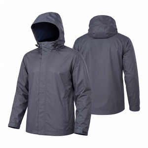 Veste coupe-vent formelle imperméable à fermeture éclair pour homme de haute qualité, grande taille, avec logo personnalisé, col montant, uniforme d'extérieur pour homme - Product Image 5