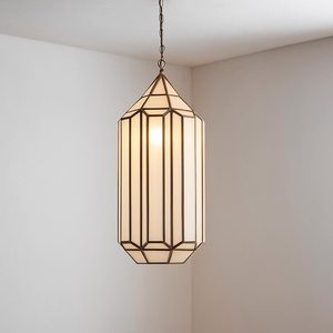 Handmade Moroccan Oriental Eco-friendly Modern Pendant Light Fixture Iron Multi Color Embossed Glass Hanging <b>Lantern</b> Christmas - Product Image 5
