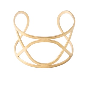 Brazalete de joyería de latón Hecho a mano Último diseño Joyería de moda Brazalete de latón a precio barato - Product Image 1