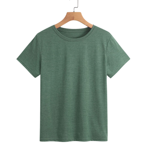 T-shirt en coton tricoté, polyester-coton, fabricant en gros, haute qualité, écologique - Product Image 4