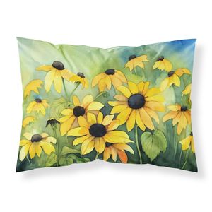 Maryland Black-Eyed Susans Acuarela Funda De Almohada estándar Ligero Super suave Fácil cuidado Ilustraciones decorativas Fundas de cojines - Product Image 1