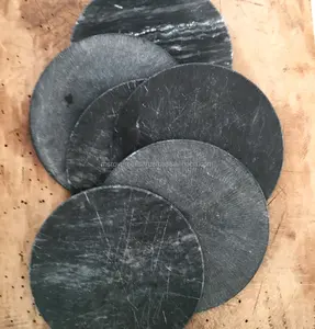 Ensemble de sous-verres en marbre de qualité supérieure Design classique élégant pour cuisine maison hôtel ou restaurant accessoire - Product Image 3