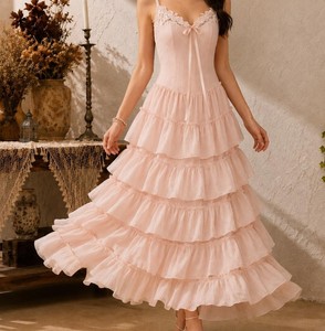 Vestido de Verano Moderno para Mujer, Estilo Fiesta, Largo hasta el Suelo, 100% Algodón, Sin Mangas, Espalda Descubierta - Product Image 1