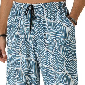 Men Quick Dry <b>Shorts</b> Print Elastic Waist Drawstring Beach Summer Casual Holiday Colorful White Top top mens swim beach - Product Image 1