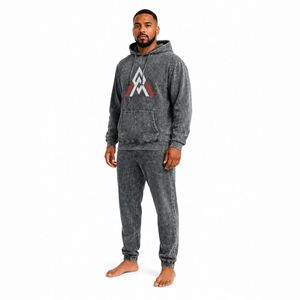 Sudadera con Capucha para Hombre, Estilo Acid Wash, Tejido Cómodo de Alta Calidad, Acabado Vintage y Corte Relajado para Actividades Casuales - Product Image 6