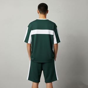 Conjunto de Shorts de Algodón de Verano, Corte Holgado, Camiseta y Shorts a Juego para Hombre - Product Image 2