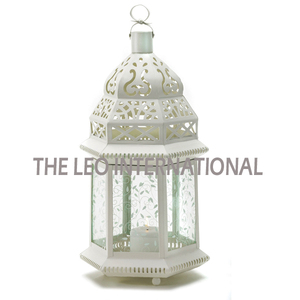 Farol de metal clásico antiguo, portavelas único de hormigón para decoración del hogar de estilo europeo e iluminación ambiental para eventos especiales - Product Image 6