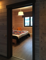 Casa Prefabricada Moderna de Madera de 2 Pisos con Diseño Abierto y Terraza