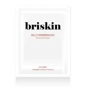 Briskin Real Fit Secondskin SOS Solución de problemas Hoja de máscara de cuidado Buena calidad 1 hoja Máscaras faciales - Product Image 1