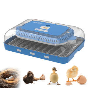 Incubatrice Digitale per Pollame a 70 Gradi con Rotazione Automatica e Controllo dell'Umidità, Materiale PC di Alta Qualità per Uova di Gallina, Anatra e Quaglia - Product Image 1