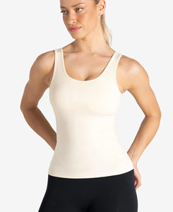 Camiseta de Tirantes Personalizada para Mujer, Talla XL, Color Crema, Cuello Redondo, Tejido de Punto, Transpirable, Estilo Casual, 160 g - Product Image 3