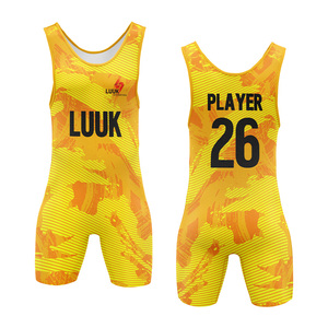 Breathable Men's Wrestling <b>Singlet</b> Athletic Performance Wear for Wrestling Practice Gym and Daily Training - Product Image 1