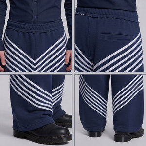 Heavyweight <b>Men's</b> <b>Baggy</b> French Terry Sweatpants Loose Fit <b>Trousers</b> with Side Entry Pockets Premium Finish Custom Manufacturing - Product Image 5
