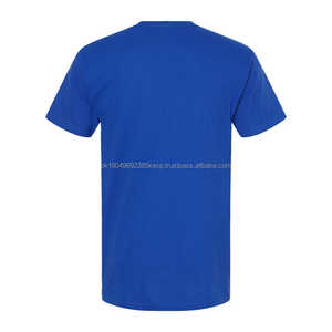 Camiseta Premium para Hombre, 180g, 100% Algodón, Textura Suave, Cuello Alto, Manga Corta, Diseño Tubular, Jersey Sólido - Product Image 1