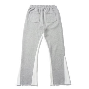 Pantalon de survêtement homme effet vieilli, coupe oversize, streetwear, ourlet brut, impressions personnalisées, délavage vintage, vente en gros, fournisseurs de vêtements en vrac - Product Image 6