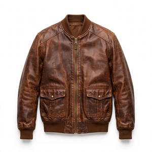 Chaqueta de cuero premium de alta calidad, muy elegante y genial para hombres. - Product Image 2