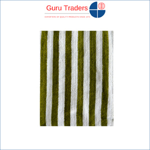 Toalla de baño a rayas de terciopelo de color blanco x forma rectangular fácil de limpiar y mantener para compradores mayoristas al precio más bajo - Product Image 3
