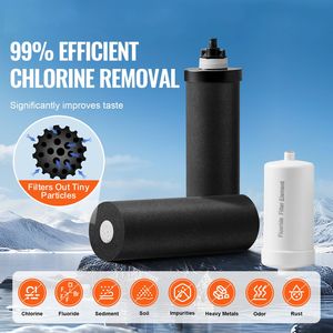 Sistema di filtrazione manuale a gravità da 2.25G in acciaio inossidabile 304 per camper, riduce il piombo e il cloro del 99% - Product Image 2