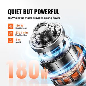 Vasca di raccolta olio a basso profilo da 17 galloni con pompa elettrica da 180W e carrello pieghevole da 2,5 m per smalti olio - Product Image 3