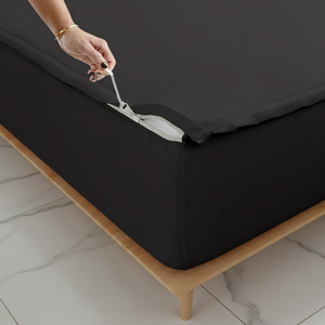 Nouvelle drap-housse à fermeture éclair facile à poser |   Tissu doux et respirant |   Matelas sécurisé, facile d'entretien et confortable |   Literie pour la maison 2026 - Product Image 1