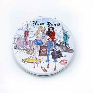 /Túi gương trái tim nhỏ gọn gương số lượng lớn cá nhân PU da nhà máy tùy chỉnh <span class=keywords><strong>logo</strong></span> đỏ/xanh/vàng thân thiện với môi bạc - Product Image 5