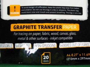 DK-926 20 feuilles de papier transfert graphite - Product Image 4