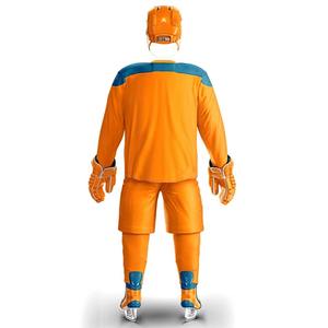 Uniforme de hockey sur glace personnalisable toutes tailles, haute qualité, Spandex/Polyester, séchage rapide et écologique, options de logo et nom d'équipe personnalisés - Product Image 6