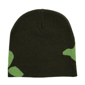 Gorros con puños de invierno para hombre con forro polar de punto acanalado acrílico con logotipo personalizado de MOQ bajo bordados a mano con parche de goma - Product Image 5