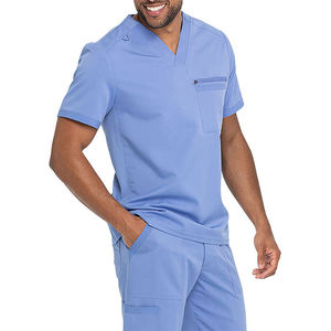 <b>Top</b> Selling Best Prices for Customization Fashionable Stretch Spandex Canvas Medical Scrubs Nursing Uniform Unisex Doctor - Product Image 4