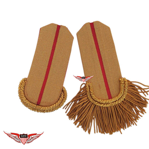 Cordones de hombro de la mejor calidad, color oro rojizo, con flecos, estilo francés Napoleón - Product Image 1