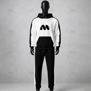 Conjunto Deportivo Personalizado para Hombre, Sudadera con Capucha y Pantalones Jogger, Diseño 2 en 1, Poliéster/Algodón, Ropa Deportiva de Invierno, Traje de Entrenamiento, Venta al Por Mayor - Product Image 1