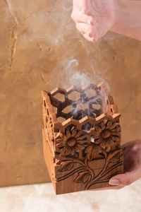 Quemador de Incienso Metálico Bakhoor, Quemador de Oud Árabe, Porta Incienso Decorativo, Difusor de Aroma para el Hogar, Mezquita, Regalo de Ramadán y Eid - Product Image 6