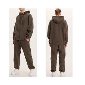 Wholesale Solid-Shade <b>Men's</b> Lounge-wear Tracksuit Featuring Breathable Premium Material with Custom Logo and Size for Unisex - Product Image 6
