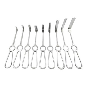 Retracteurs de plaies Kocher Langenbeck pour chirurgie générale, 21 cm, à pointe arrondie, lot de 9 - Product Image 5