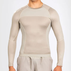 Breathable Compression <b>Baseball</b> Undershirt Custom Men Slim Fit Knitted Base Layer Quick Dry Long Sleeve Athletic Sportswear - Product Image 3
