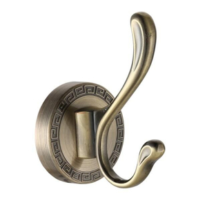 Classic Brass Wall Mounted Coat <b>Hook</b> with 4 <b>Hooks</b> Rust Resistant Metal Multifunctional Clothing Storage <b>Hook</b> - Product Image 5