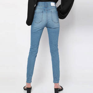 Pantalones Cargo de Mezclilla de Poliéster para Mujer, de Alta Calidad, Diseño Pintado, Jeans Casuales, Venta al Por Mayor, Proveedor Directo de Ropa OEM - Product Image 4
