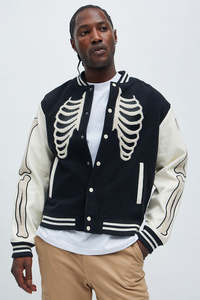 Veste de baseball classique pour homme, style universitaire, veste bomber, streetwear décontracté, vêtements d'extérieur tendance, qualité supérieure - Product Image 4