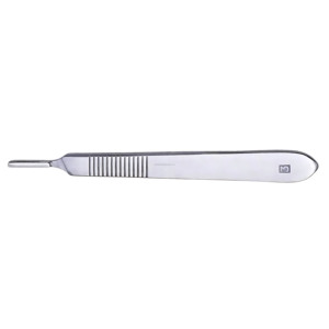 High Quality Stainless Steel Scalpel Handle with No.11 Surgical Blade for Medical Dental Lab Use Wholesale Supplier - Product Image 3