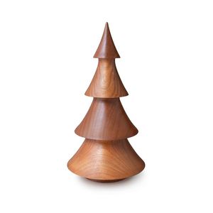 Natural Wooden Christmas <b>Tree</b> <b>Ornament</b> with Rustic Design for Christmas Table Centerpiece and Home Decoration - Product Image 1