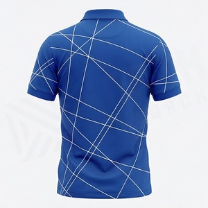 เสื้อโปโลแฟชั่นผู้ชาย ผ้าฝ้าย ไซส์ใหญ่ แขนสั้น สำหรับฤดูร้อน สีพื้น สามารถปรับแต่งสีได้ ระบายอากาศดี รับผลิตแบบ OEM เสื้อผ้าออกกำลังกาย ทรงพอดีตัว - Product Image 2