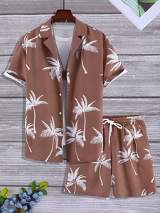 เสื้อสูทลำลองผู้ชาย BlackSummer Hawaii ลายพิมพ์ดิจิทัลทันสมัย ผลิตจากเส้นใยไผ่ 100% เป็นมิตรต่อสิ่งแวดล้อม น้ำหนัก 370 กรัม ลายต้นปาล์มและดอกไม้ด้านหน้า - Product Image 6