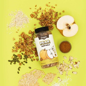 [FARMTOGLOBAL] Ongok Honey Chipnola Whole Grain Granola Cereal Baked <b>Snack</b> for Office & Home Breakfast Use - Product Image 2