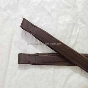 Banda de ceja de caballo de cuero de canal vacío cosida completa acolchada Softy vaca en todos los tamaños personalizados diseños y colores - Product Image 3