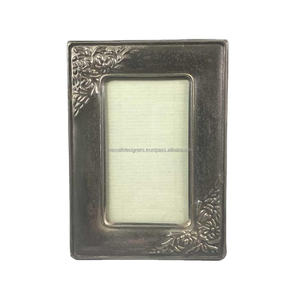 Silver Photo <b>Frame</b> Rectangular <b>Large</b> Wall Mount Picture Casement Image Holder Wedding Birthday Giftware Photo <b>Frame</b> With Logo - Product Image 1