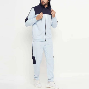 Best Quality Premium Hooded Tracksuit Set With Reasonable Price Pakistan Manufacture Made Zip Jacket & Cargo Jogger <b>Pants</b> Set - Product Image 3