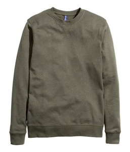 Sudadera Unisex de Cuello Redondo, Corte Regular, Color Sólido, Tejida, Informal, Otoño, Morado - Product Image 2