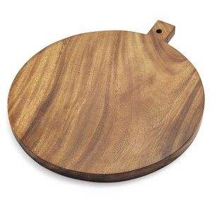 Planche à découper personnalisée en bois d'acacia de grande taille avec poignée, plateau de service de cuisine, blocs de découpe en bois épais, Craftea Exports - Product Image 2