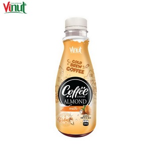 เครื่องดื่มกาแฟผสมนมอัลมอนด์ 269 มล. ขวด PET VINUT ผลิตจากพืช พร้อมดื่ม ขายส่ง ผู้นำเข้า รับผลิตแบรนด์ส่วนตัว - Product Image 1
